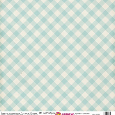 Бумага для скрапбукинга 30*30 см арт. 34760 180 г./м.кв.